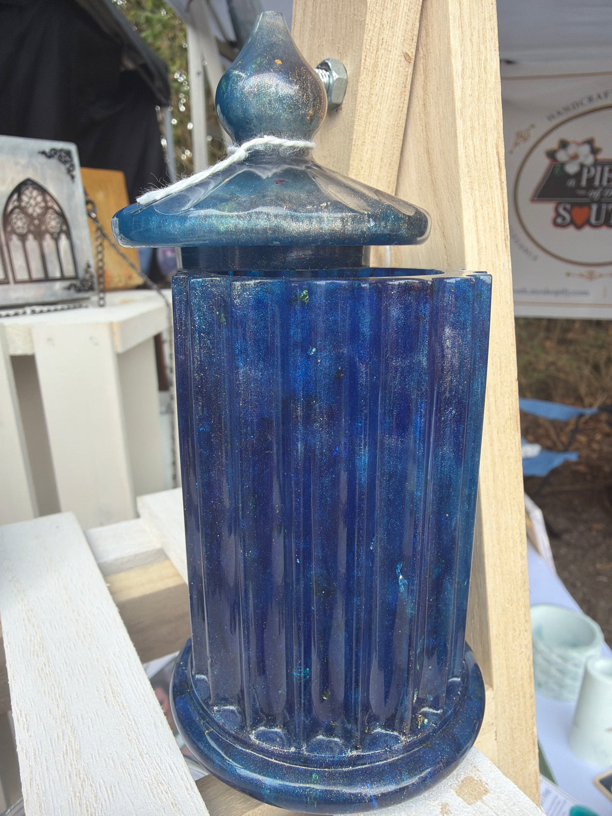 Galaxy jar with lid