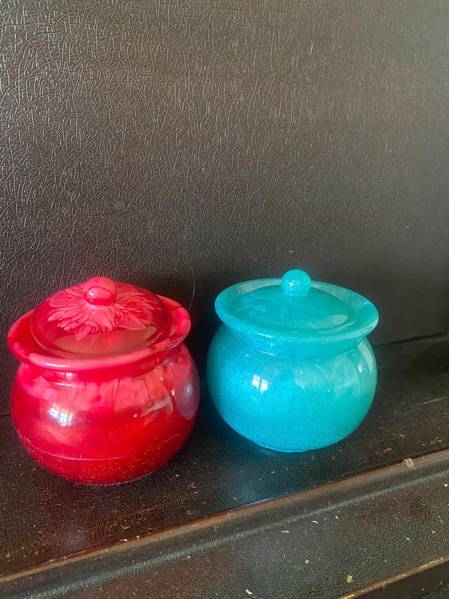 Trinket or Vanity Jar with lid