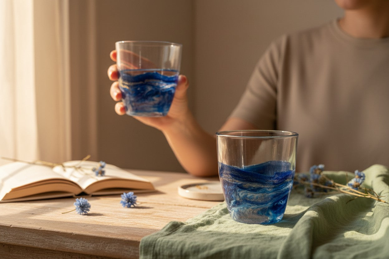 "Galaxy" Bourbon Glasses - set of 2