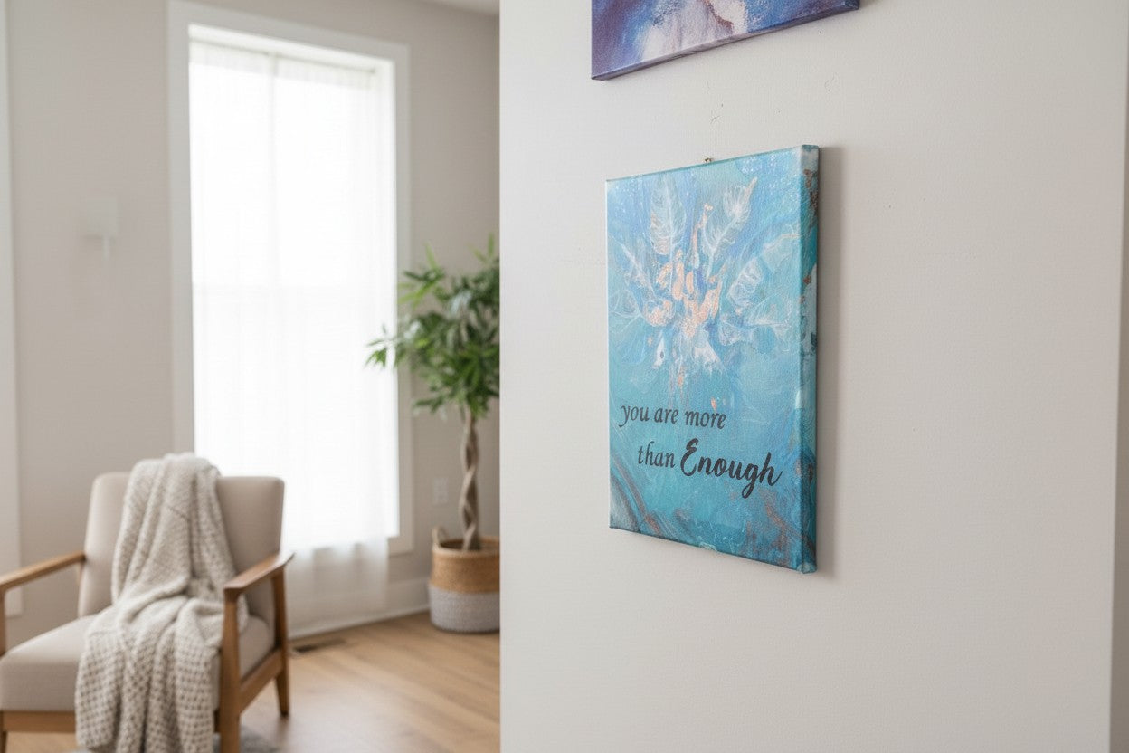 "You are more than Enough" painting