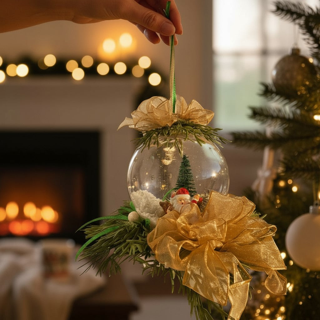 "Nana's Place" Snow Globe Ornaments
