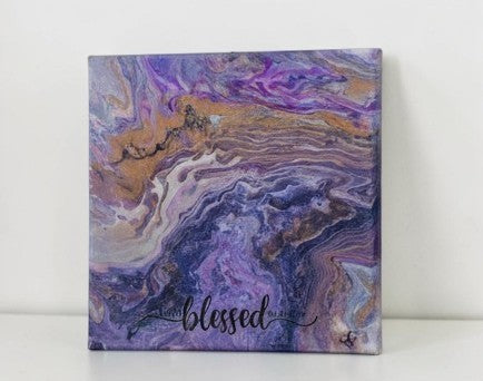 "I am Blessed for all I have" painting