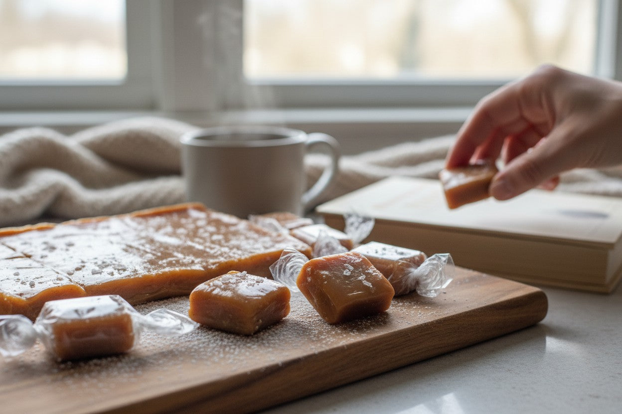 Magnolia Bourbon Caramels (made with Goat Milk)