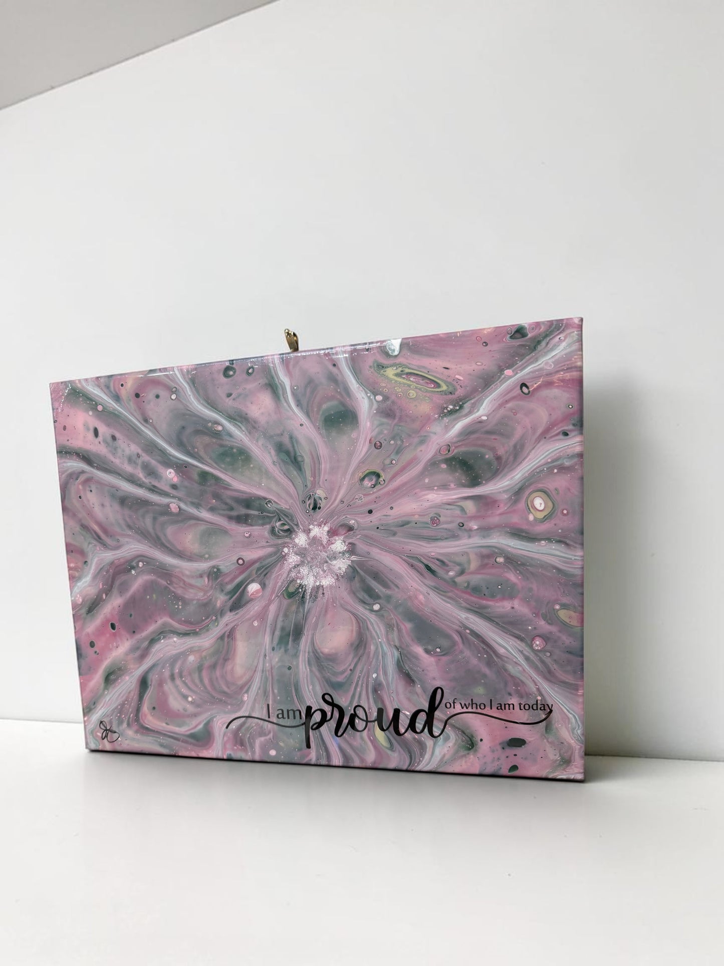 "I am Proud of who I am today" painting