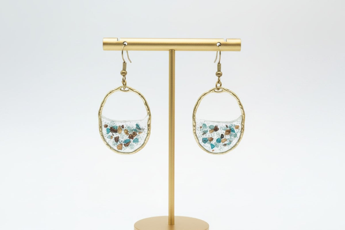 Floating Ocean Earrings