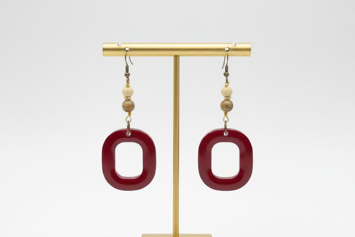 Crimson Grove Earrings