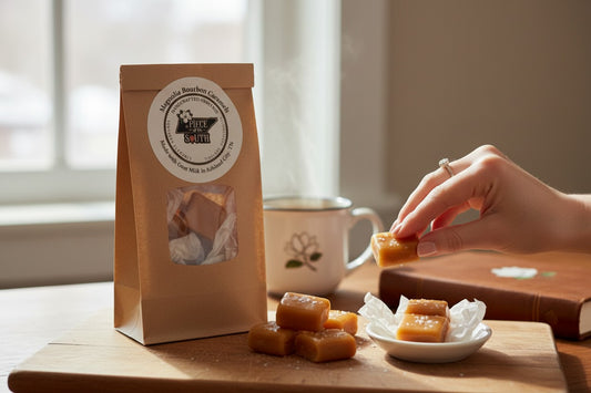 Magnolia Bourbon Caramels (made with Goat Milk)
