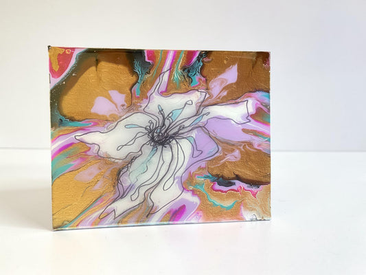 Golden Lily painting