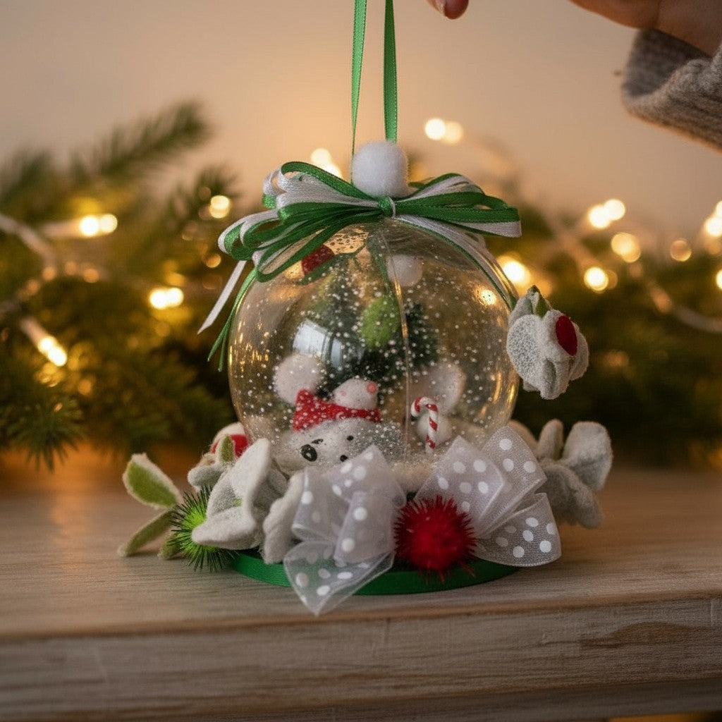 "Nana's Place" Snow Globe Ornaments