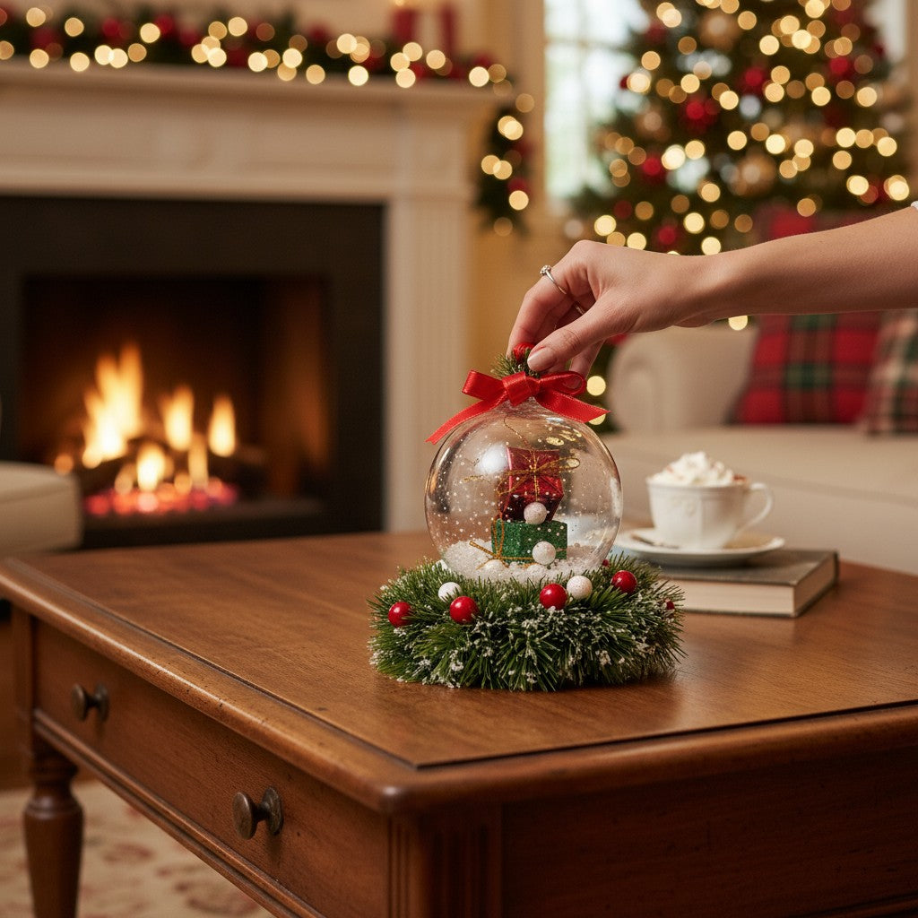 "Nana's Place" Snow Globe Ornaments