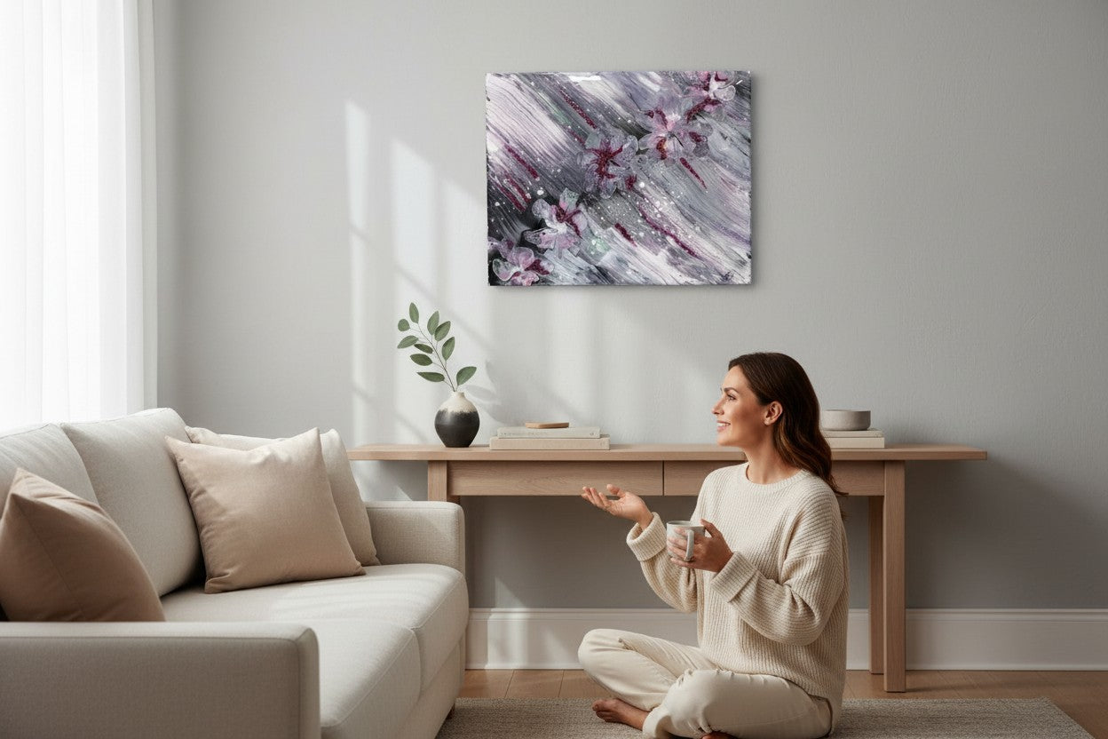 "Ethereal Drift" painting